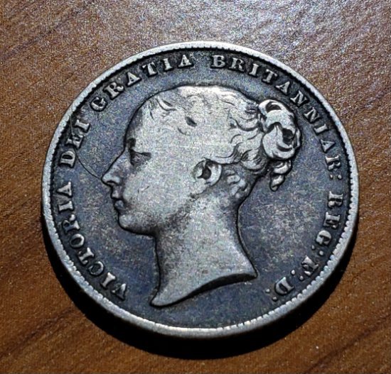 1863-Great-Britain-Shilling...-Grade?